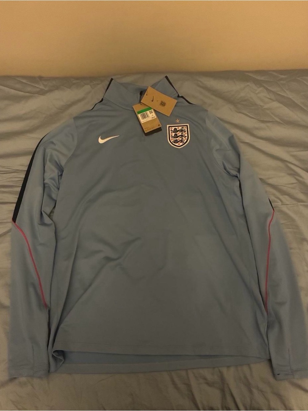 Nike Light Blue England Training Jacket with Crest